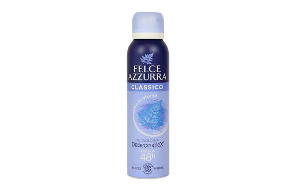 Felce Azzurra Classic Deodorant Spray (150ml) | Delicatezza
