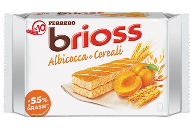 Ferrero Brioss Apricot and Cereals (12x280g) | Special Order | Delicatezza
