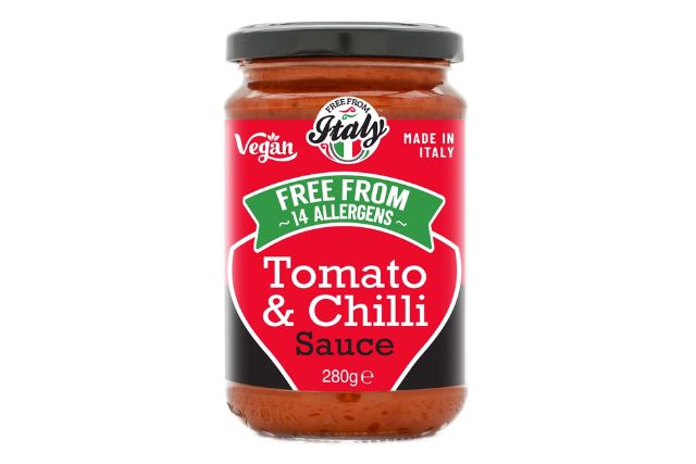 Free From Italy Tomato & Chilli Pasta Sauce (280g) | Delicatezza