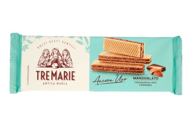 Galbusera Tre Marie Wafers Ancora Uno Mandorlato (140g) | Delicatezza