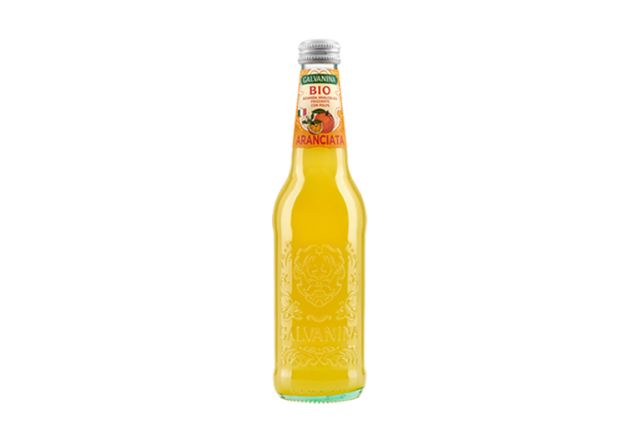 Galvanina Aranciata Bio - Glass Bottles (12x355ml) | Wholesale | Delicatezza 