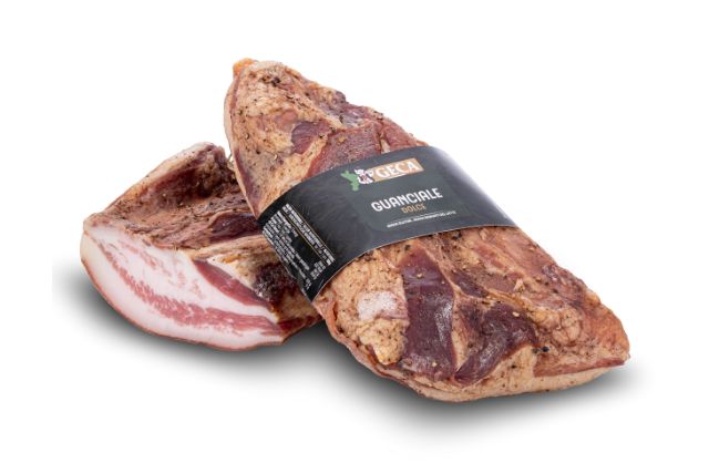 Geca Guanciale di Maiale Dolce- Dry Cured Pork Cheek Sweet (Avg. 300g) | Wholesale | PDP | Delicatezza