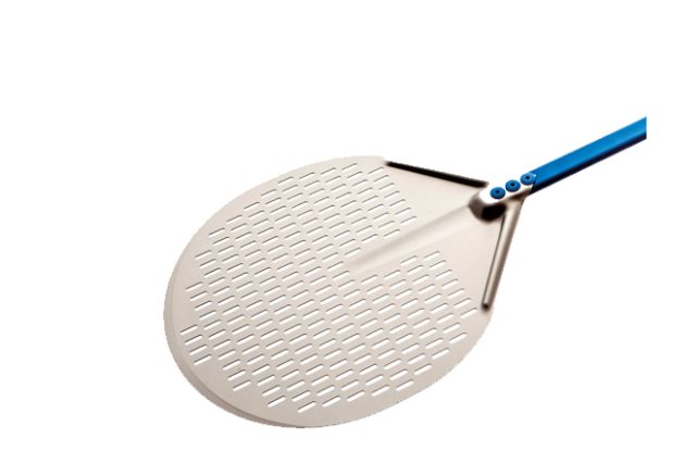 Gi.Metal Azzurra Perforated Pizza Peel (36x36cm) | Wholesale | PDP | Delicatezza