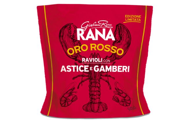 Giovanni Rana Oro Rosso Astice e Gamberi - Lobster and Shrimp (4x250g) | Special Order | Delicatezza 