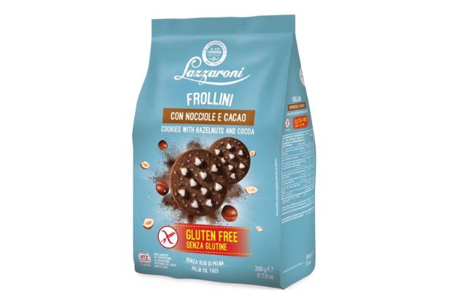 Lazzaroni Gluten-Free Cocoa and Hazelnut Cookies (200g) | Delicatezza