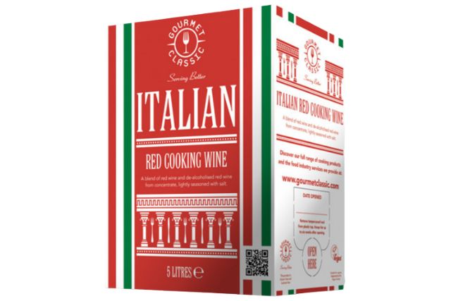 Gourmet Classic Cooking Red Wine (5lt) | Wholesale | Delicatezza