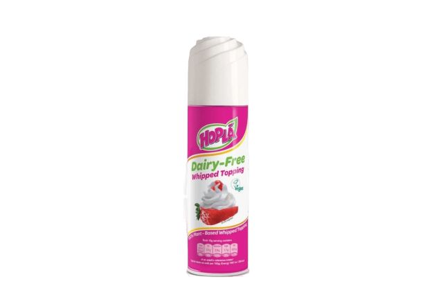 Hopla Vegan Dairy Free Whipped Cream Spray (250g) | Wholesale | PDP | Delicatezza