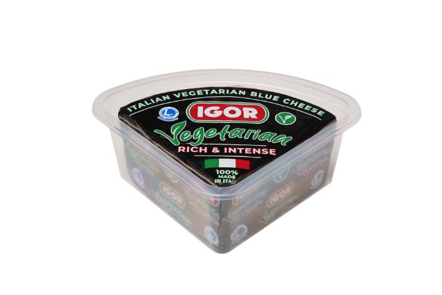 Igor Italian Vegetarian Blue Cheese Rich & Intense 1/8 Wheel Piccante  (1.5kg)  | Wholesale | PDP | Delicatezza