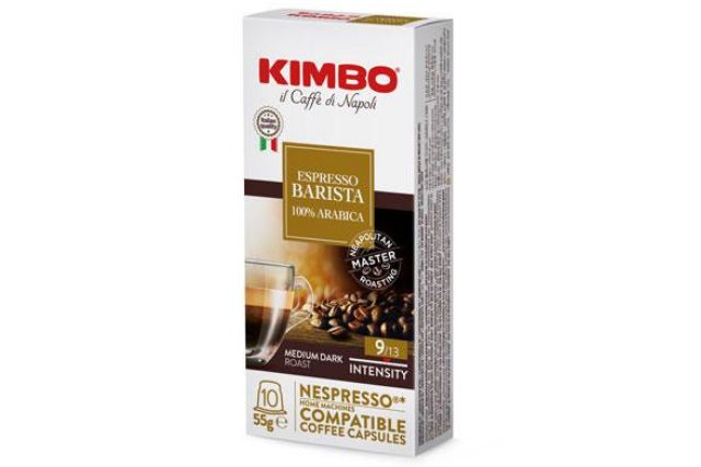 Kimbo Barista Coffee Nespresso Compatible Capsules (10x5,5g) | Delicatezza