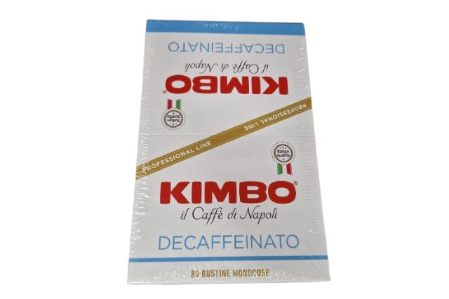 Kimbo Coffee Decaffeinated - Espresso One Cup (80x7g Sachets) | Wholesale | PDP | Delicatezza
