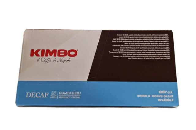 Kimbo Coffee Decaffeinated - Nespresso Compatible (100x5.5 Capsules) | Wholesale