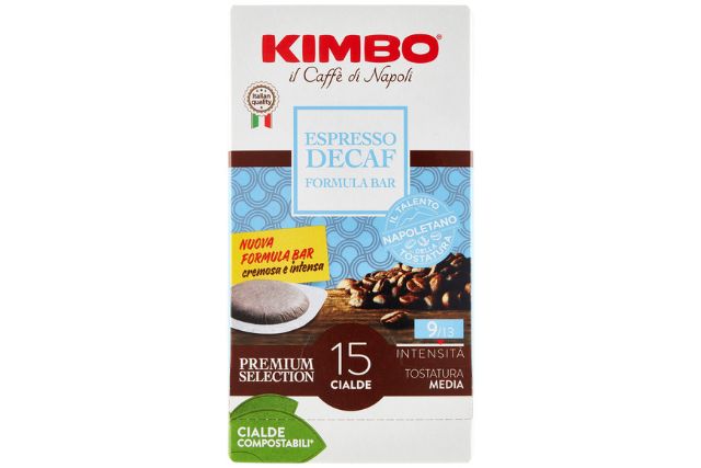 Kimbo Coffee Decaffeinated Pods (8x15 Pods) | Special Order | Delicatezza