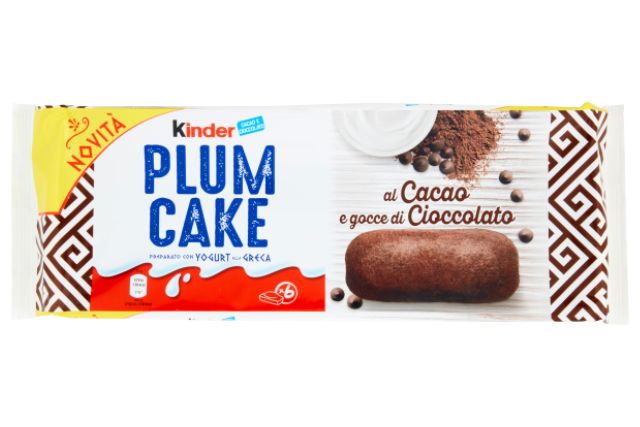 Ferrero Kinder Cocoa Plumcake (15x6x198g) | Special Order | Delicatezza