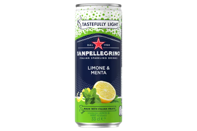 San Pellegrino Limone e Menta (12x330ml) | Wholesale | Delicatezza