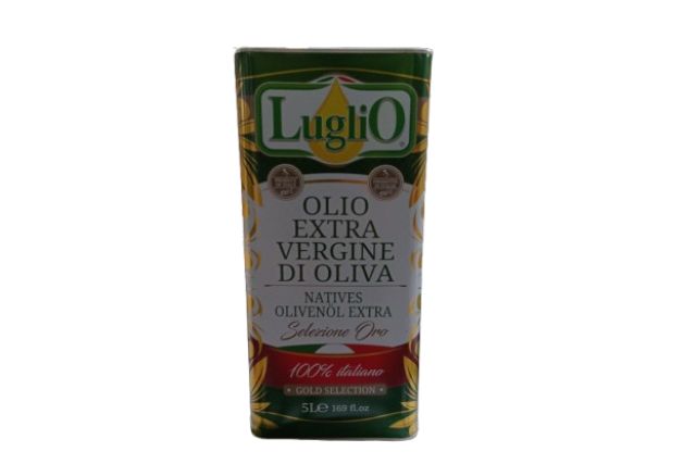 LugliO Extra Virgin Olive Oil 100% Italian Tin (5l) | PDP | Delicatezza