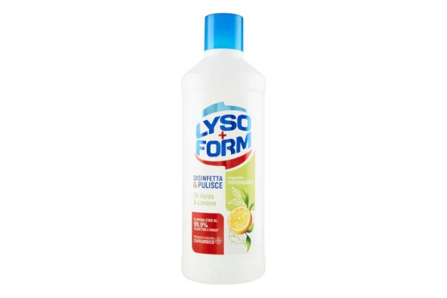 Lysoform Floor Detergent Disinfectant Green Tea & Lemon (1.1L) | Delicatezza
