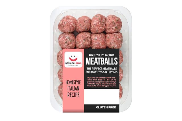 Salsicciamo Pork Meatballs (35x25g) - Homestyle Italian recipe | Wholesale | Delicatezza