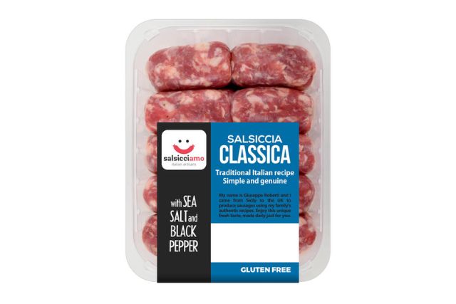 Salsicciamo Mini Classic Sausages (20x50g) – with black pepper | Delicatezza 