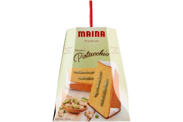 Maina  Pandoro Pistachio (750g) | PDP | Delicatezza