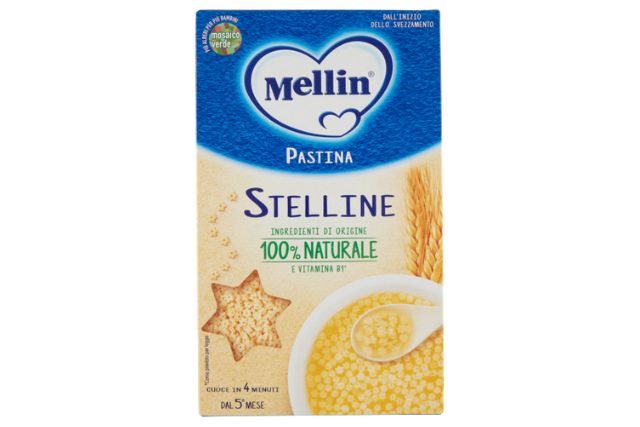 Mellin Stelline Small Pasta (12x350g) - Baby Food | Special Order | Delicatezza