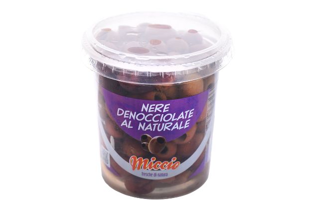 Miccio Black Olives Pitted (12x200g) | Special Order | Delicatezza