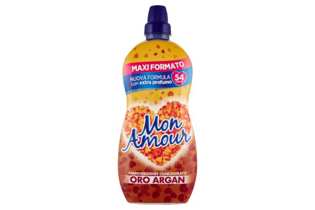Mon Amour Concentrated Fabric Softener Gold & Argan (1.35L) | Delicatezza