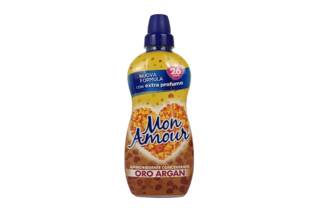 Mon Amour Concentrated Fabric Softener Gold & Argan (650ml) | PDP | Delicatezza