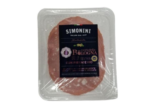 Mortadella Bologna IGP with Pistachios Sliced (100g) | Delicatezza 