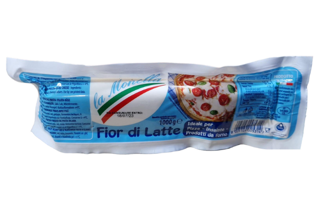 Mozzarella Fior di Latte Block Tamburro (1Kg) | Delicatezza | Wholesale