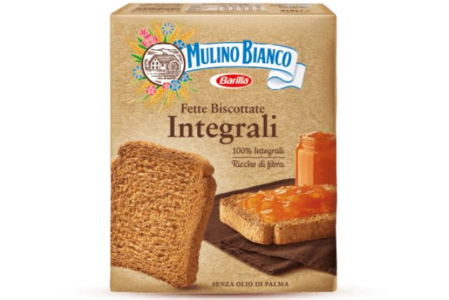 Mulino Bianco Fette Biscottate Integrali (315g) | Delicatezza