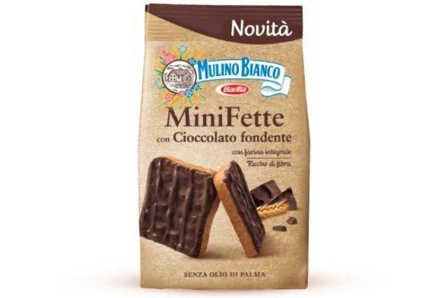 Mulino Bianco MiniFette Wholemeal with Dark Chocolate (10x110g) | Special Order | Delicatezza