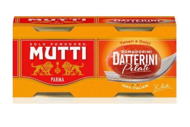 Mutti Peeled Tomatoes Datterini (12x2x220g) | Special Order | Delicatezza
