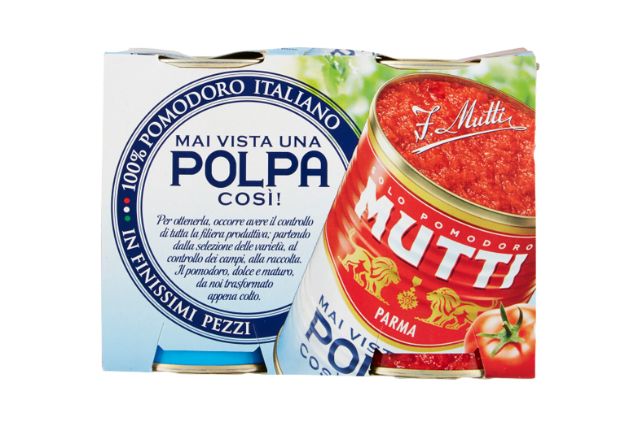 Mutti Polpa Finely Chopped Tomato (2x400g) | Delicatezza