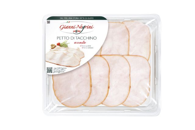 Negrini Oven-Roasted Turkey Breast Sliced (120g) | Wholesale | Delicatezza