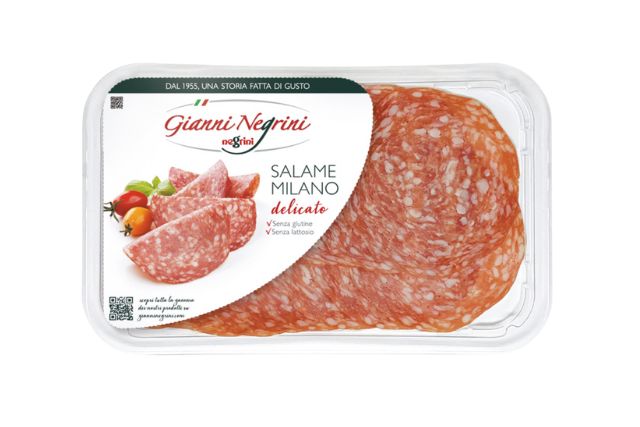 Negrini Salame Milano Sliced (80g) | Wholesale | Delicatezza