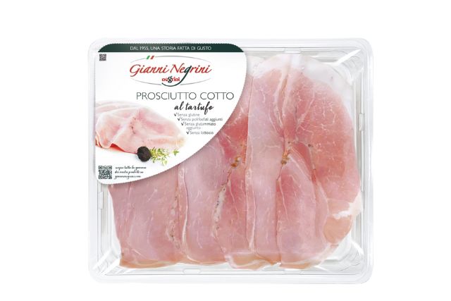 Negrini Truffle Cooked Ham Sliced (120g) | Wholesale | Delicatezza