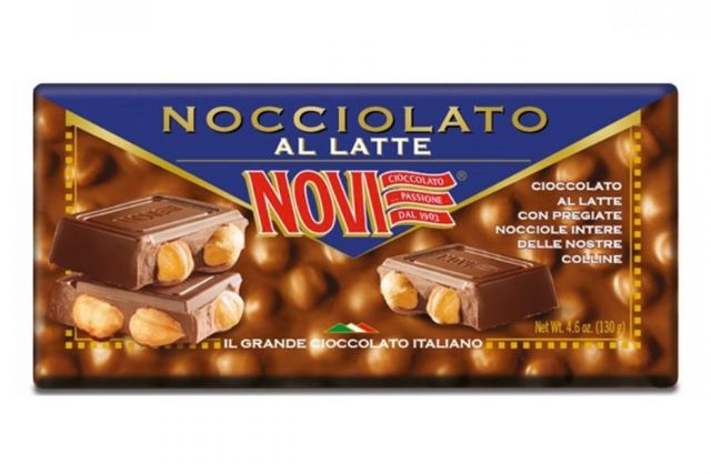 Novi Milk Chocolate with Hazelnut (16x130g) | Special Order | Delicatezza