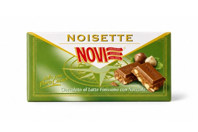 Novi Noisette Milk Chocolate Bar (100g) | Wholesale | PDP | Delicatezza