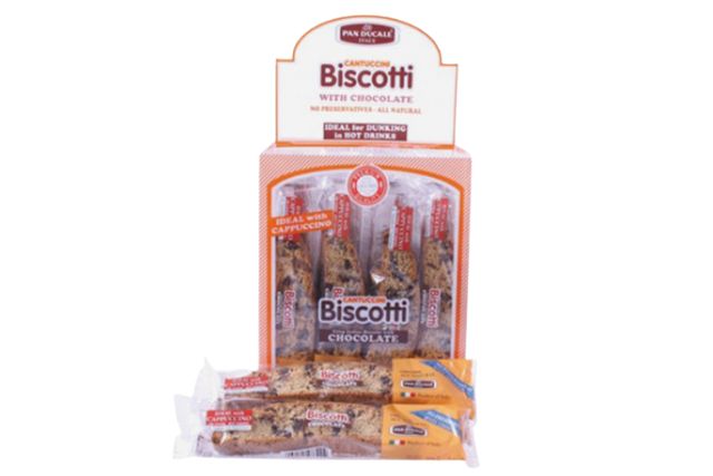 Pan Ducale Chocolate Biscotti (24x36g) | Wholesale | Delicatezza