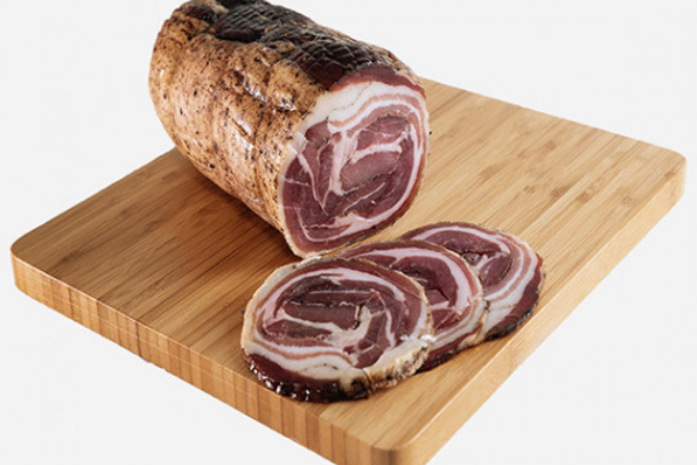 Pancetta Arrotolata - Rolled Bacon (Avg. 1.5kg) Valerio | Delicatezza | Wholesale