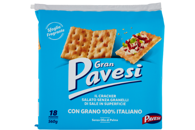 Pavesi Crackers Low Salt (12X560g)  Special Order  Delicatezza