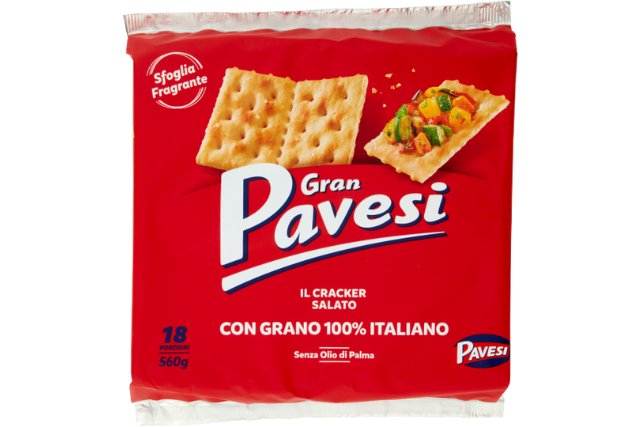 Pavesi Salted Crackers (12X560g) | Special Order | Delicatezza