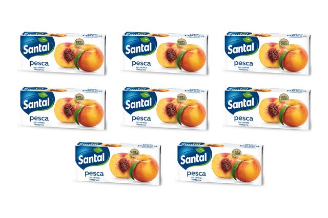 Santal Peach Children s Carton Multibuy Offer (8x3x200ml) | PDP | Delicatezza