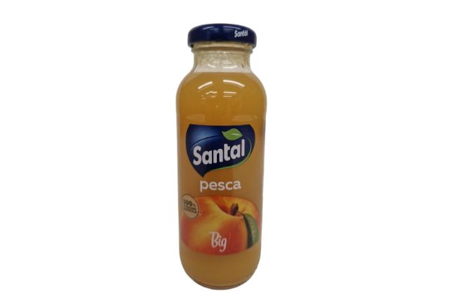 Santal Peach Glass Bottles (24x250ml) | Wholesale | Delicatezza