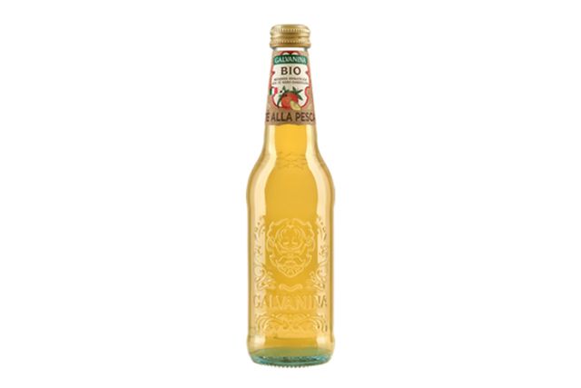 Galvanina Peach Ice Tea - Glass Bottles (12x355ml) | Wholesale | Delicatezza 