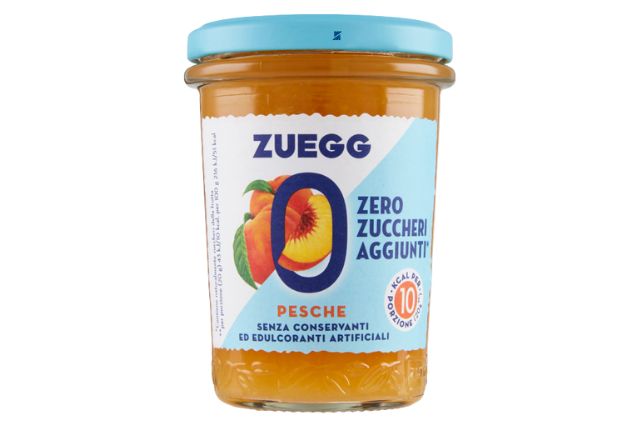 Zuegg Peaches Jam Zero Added Sugar (8x220g) | Special Order | Delicatezza