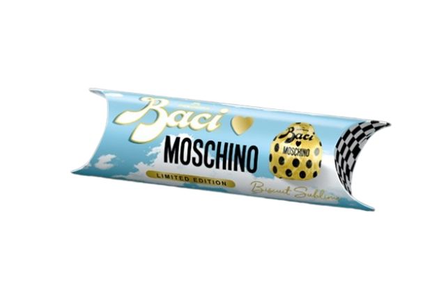 Perugina Baci x Moschino - Biscuit Sublime 3 Pieces Stick (21x37g) | Special Order | PDP | Delicatezza