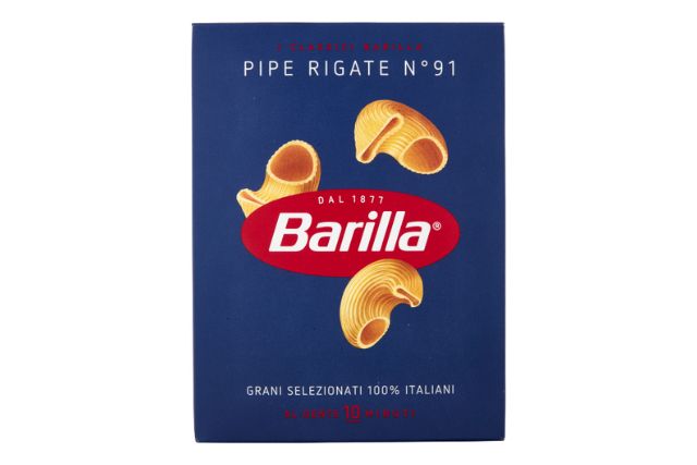 Barilla Pipe Rigate No.91 (500g)  | Delicatezza