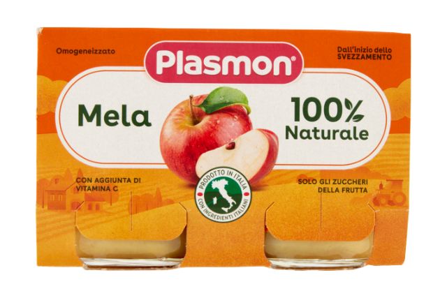 Plasmon Apple Puree (2x104g) - Baby Food | Delicatezza