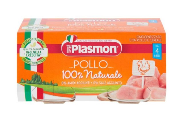 Plasmon Chicken Puree (2x80g) - Baby Food | Delicatezza